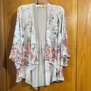 Chris & Carol Floral Kimono Cardigan -Large